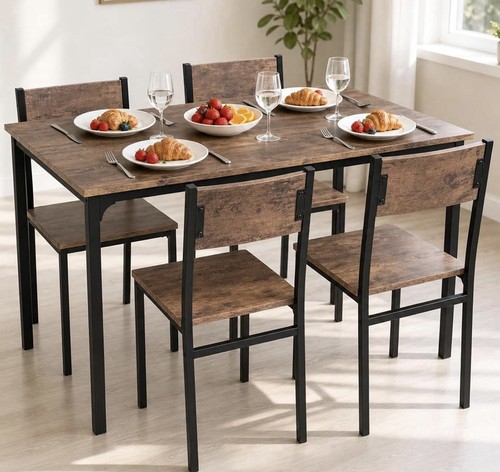 Dining table and chairs - dining,