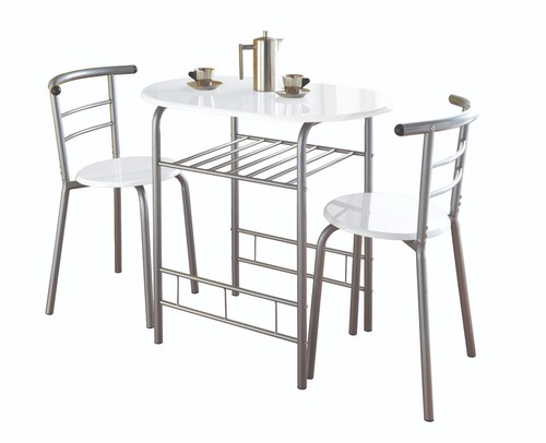 Modern white high - white, gloss