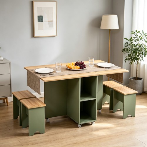 Folding dining table - folding, &