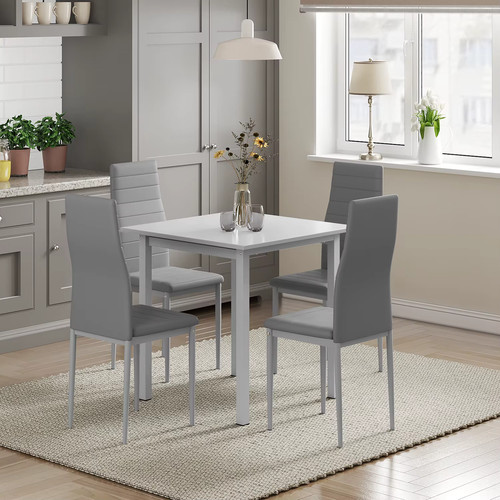 75cm grey dining table - 75cm,