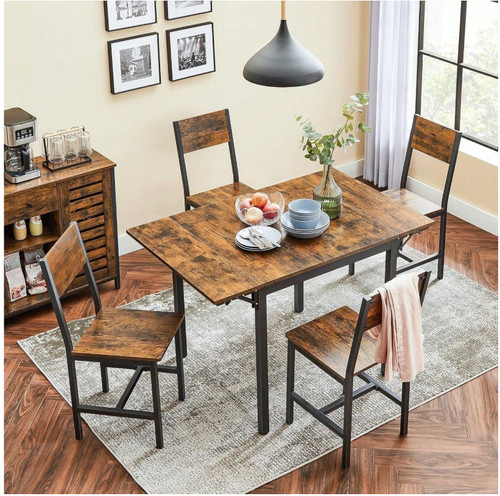 Industrial drop leaf dining - leaf,
