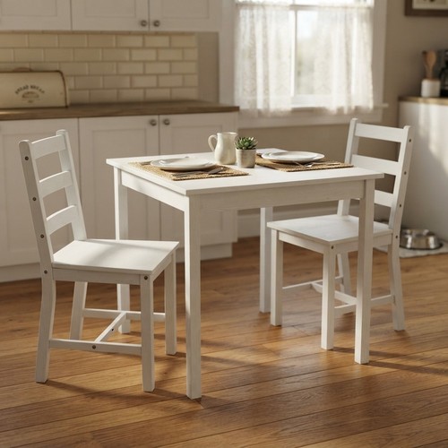 Versatile white wooden - white,