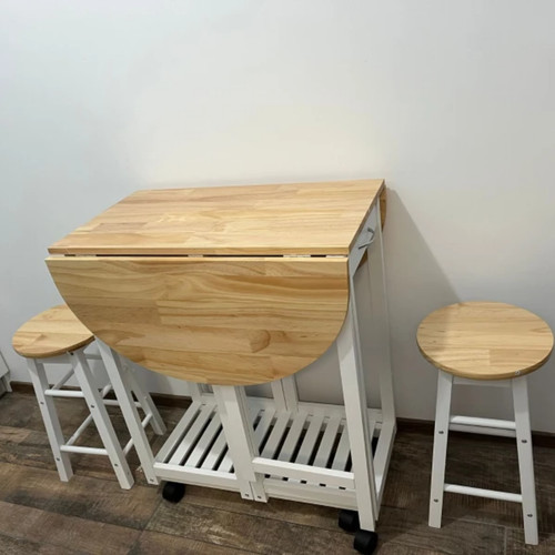 Small wooden kitchen - wooden, bar